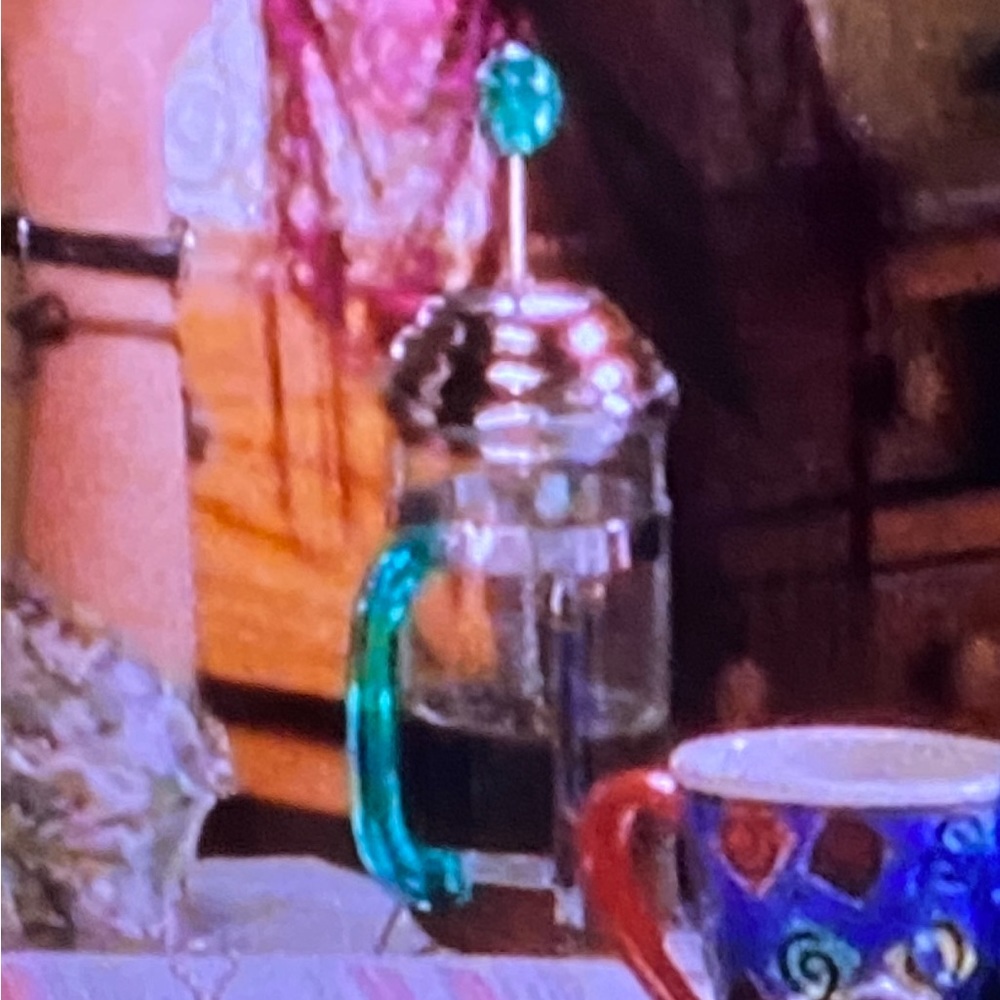 ISO Teal French Press Coffee Maker ASO Gilmore Girls